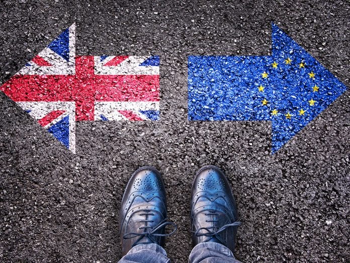Brexit, flags of the United Kingdom and the European Union Brexit is 'pressing snooze' on innovation: the impact of Brexit on the tech sector